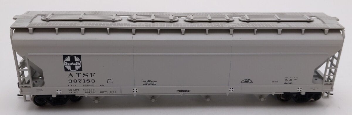 Athearn 72292 HO Scale Santa Fe ACF 5250 Centerflow Hopper #307183 LN/Box