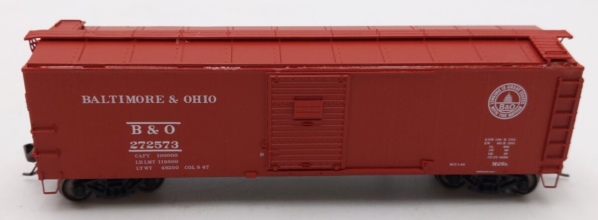 InterMountain 37080-15 HO Scale Baltimore & Ohio X-29 Boxcar #272573 EX/Box