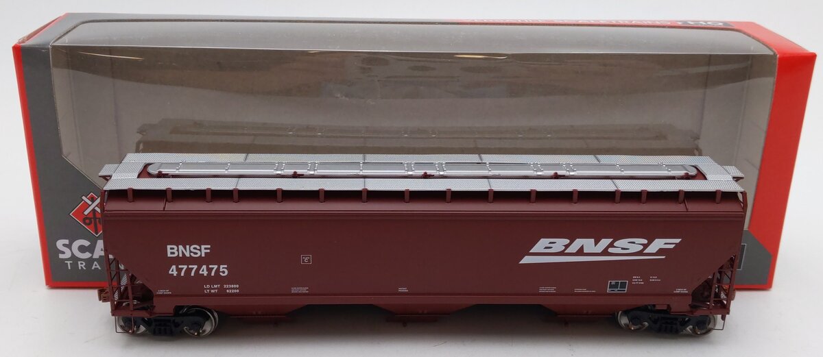 Scale Trains SXT11820 HO Scale BNSF Greenbrier 5188cf Covered Hopper #477475 LN/Box