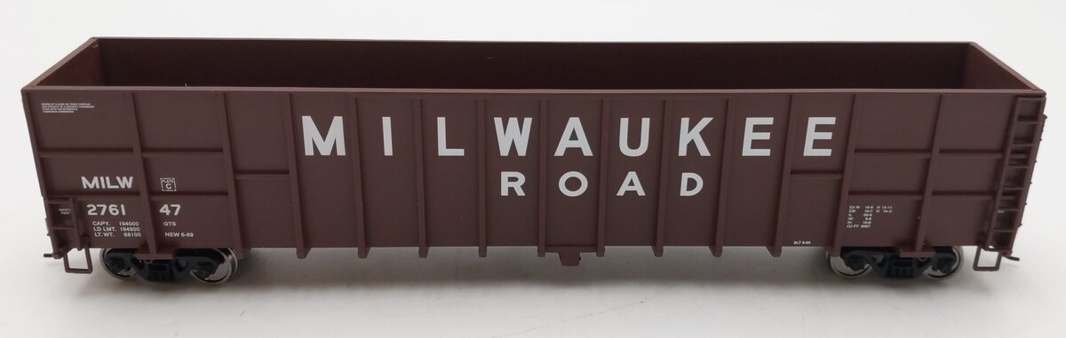 Walthers 910-6120 HO Milwaukee Road Ready to Run 61' Wood Chip Gondola #276147 LN/Box