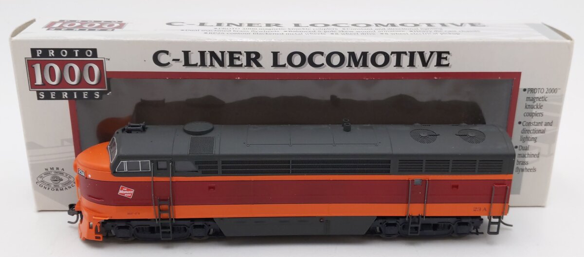 Proto 1000 23984 HO Scale Milwaukee Road C-Liner Diesel Locomotive #23A EX/Box
