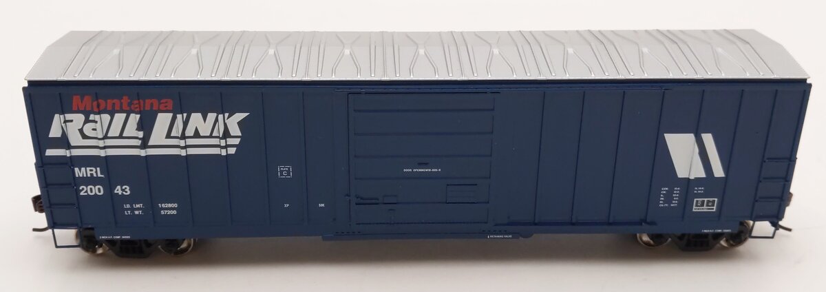 Athearn 89309 HO Scale Montana Rail Link S.I.E.C.O. 50' Box Car #20043 EX/Box