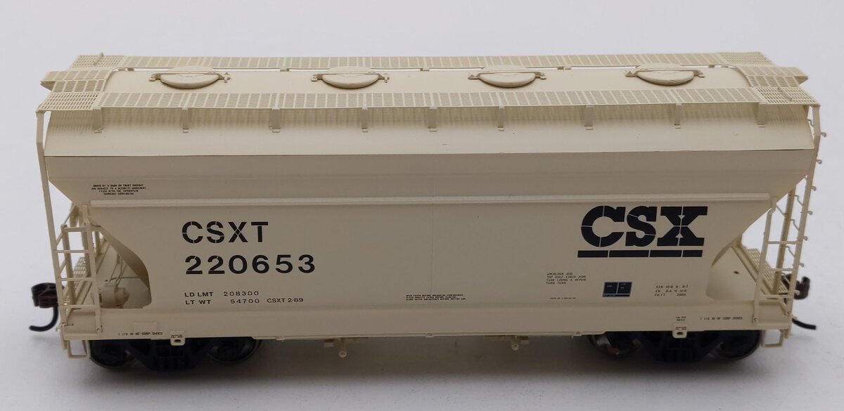 Athearn ATH81054 HO Scale CSX ACF 2970 2-Bay Hopper #220653 LN/Box