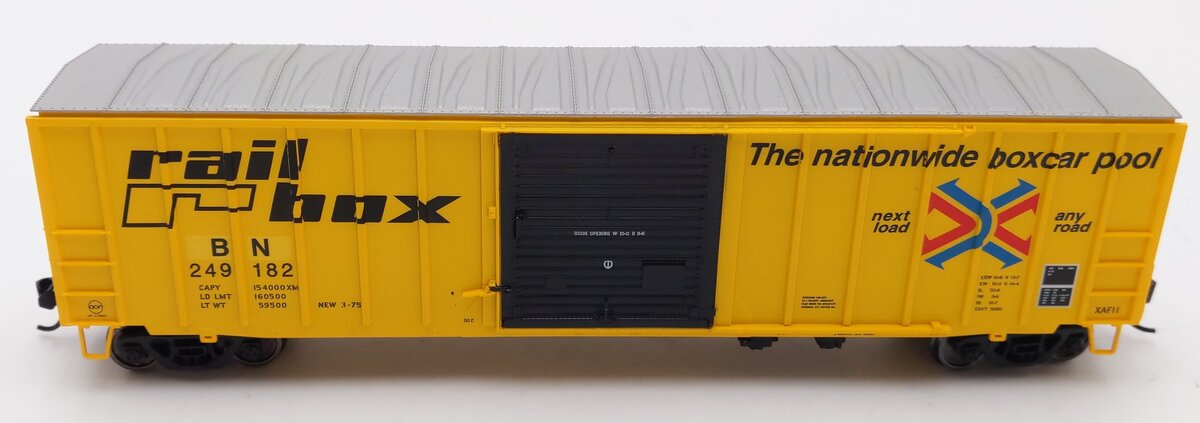 Walthers 910-1827 HO Scale Burlington Northern 50' ACF Exterior Boxcar #249182 LN/Box
