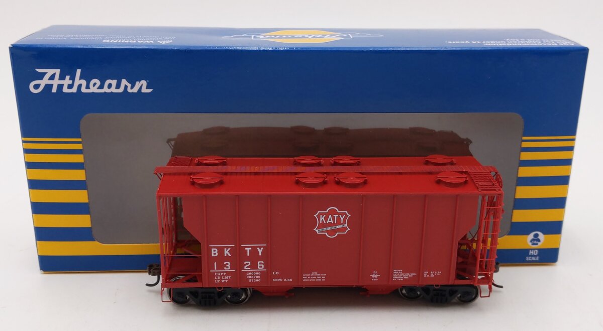 Athearn ATH63820 HO Scale Missouri-Kansas-Texas PS 2600 Covered Hopper #1326 LN/Box