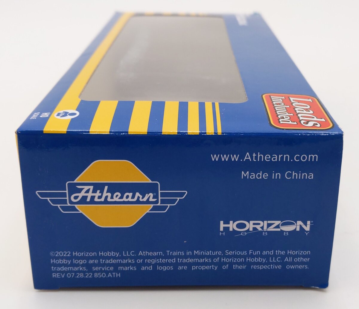 Athearn ATH-1275 HO Scale GMO 40' 3-Bay Ribbed-Side Open Hopper #82501 LN/Box