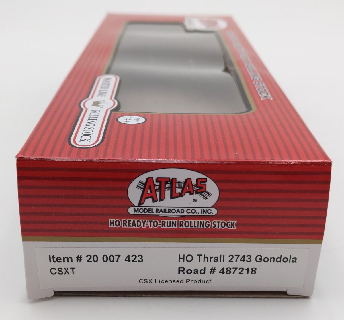 Atlas 20007423 HO Scale CSX Transportation Thrall 2743 Gondola #487218 LN/Box