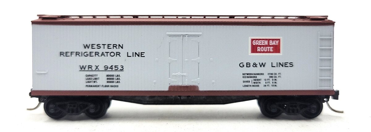 Micro-Trains 04900320 N Western Refrigerator Line 40' Wood Reefer #9453 LN/Box