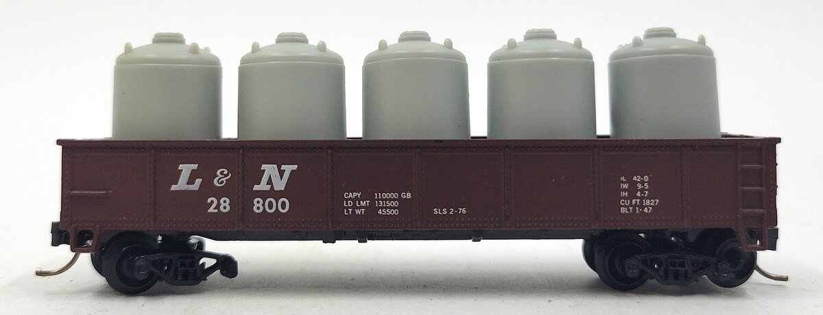 Atlas 3501 N Scale Louisville & Nashville 42' Gondola #28800 EX/Box