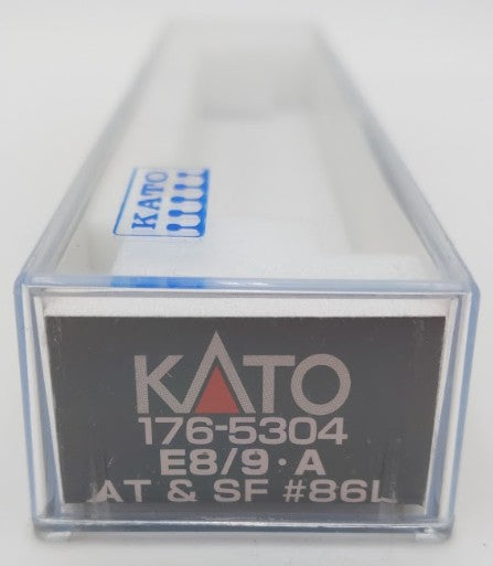 Kato 176-5304 N Scale Santa Fe E8/9 A Unit Diesel Locomotive #86L with DCC EX/Box
