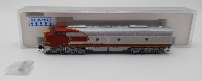Kato 176-5304 N Scale Santa Fe E8/9 A Unit Diesel Locomotive #86L with DCC EX/Box