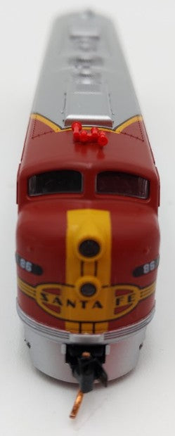 Kato 176-5304 N Scale Santa Fe E8/9 A Unit Diesel Locomotive #86L with DCC EX/Box