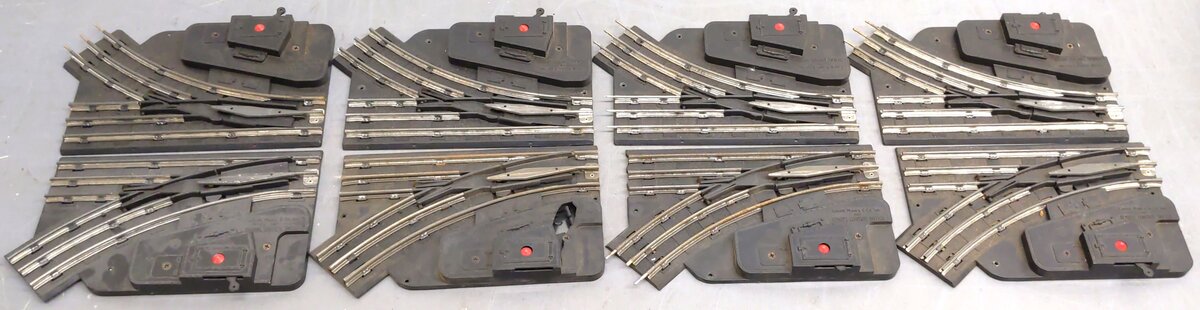 Marx 1604 Vintage O O27  Remote Control Switches LH/RH (Pair of 4) VG