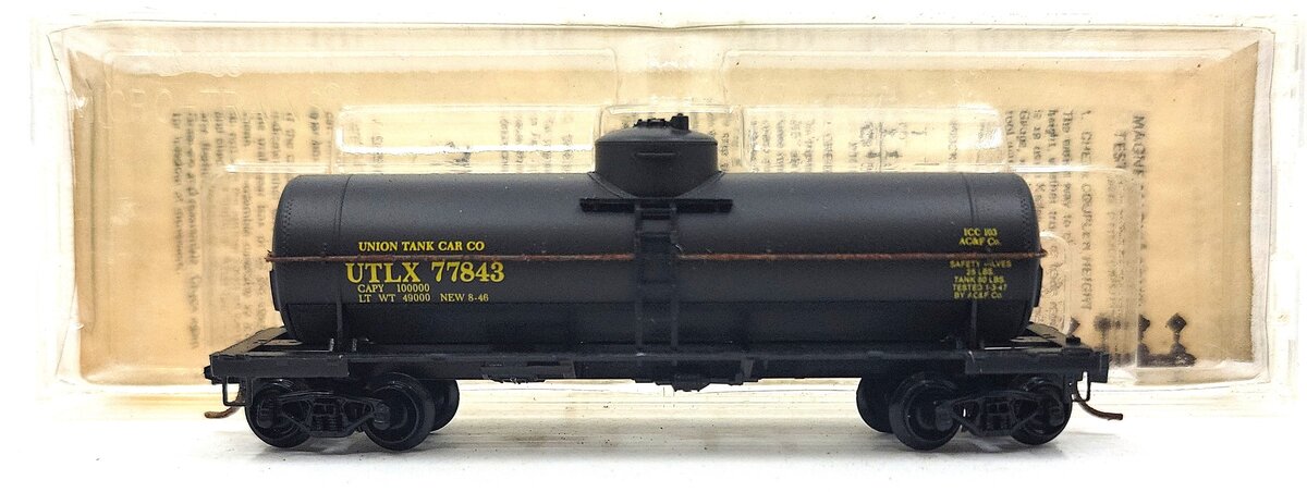 Micro-Trains 06500062 N Union Tank Car 39' Single Dome Tank Car #77843 EX/Box