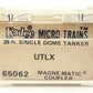 Micro-Trains 06500062 N Union Tank Car 39' Single Dome Tank Car #77843 EX/Box
