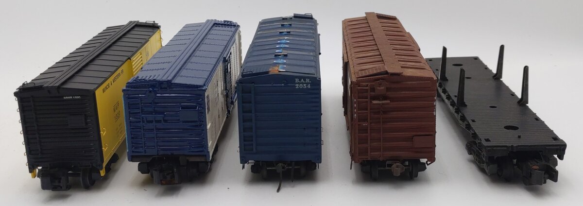 American Flyer/S Helper S Gauge Custom Freight Cars #1320,928,2054,92453 [5] VG