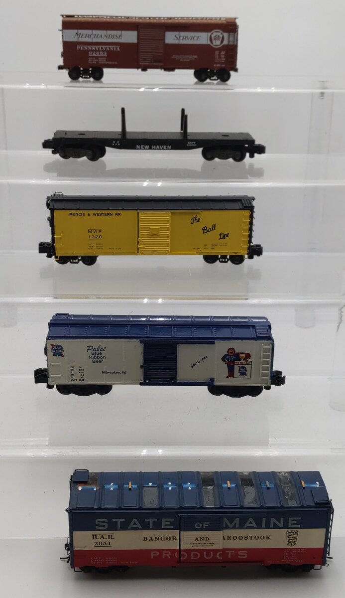 American Flyer/S Helper S Gauge Custom Freight Cars #1320,928,2054,92453 [5] VG
