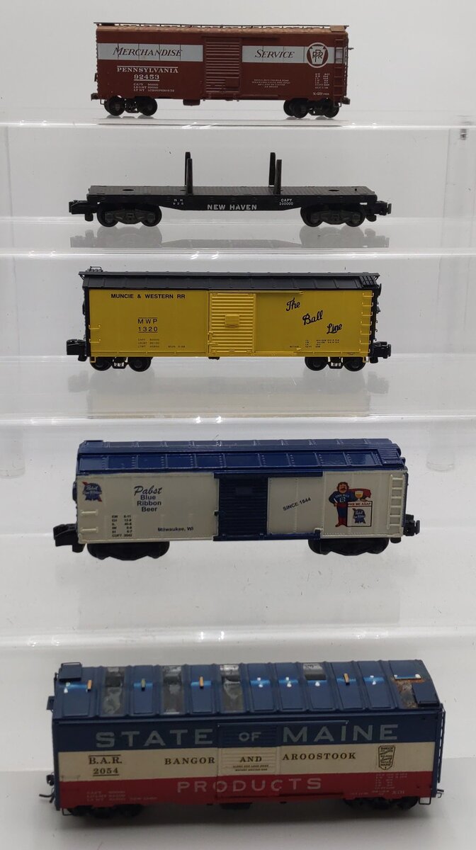 American Flyer/S Helper S Gauge Custom Freight Cars #1320,928,2054,92453 [5] VG