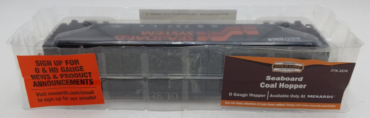 Menards 279-3574 Seaboard Coal Hopper Car #8968 MT/Box