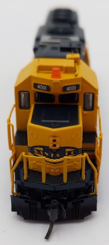 Fox Valley Models 70701 N Scale Santa Fe EMD GP60 Diesel Locomotive #4001 w DCC EX/Box