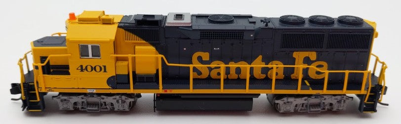 Fox Valley Models 70701 N Scale Santa Fe EMD GP60 Diesel Locomotive #4001 w DCC EX/Box