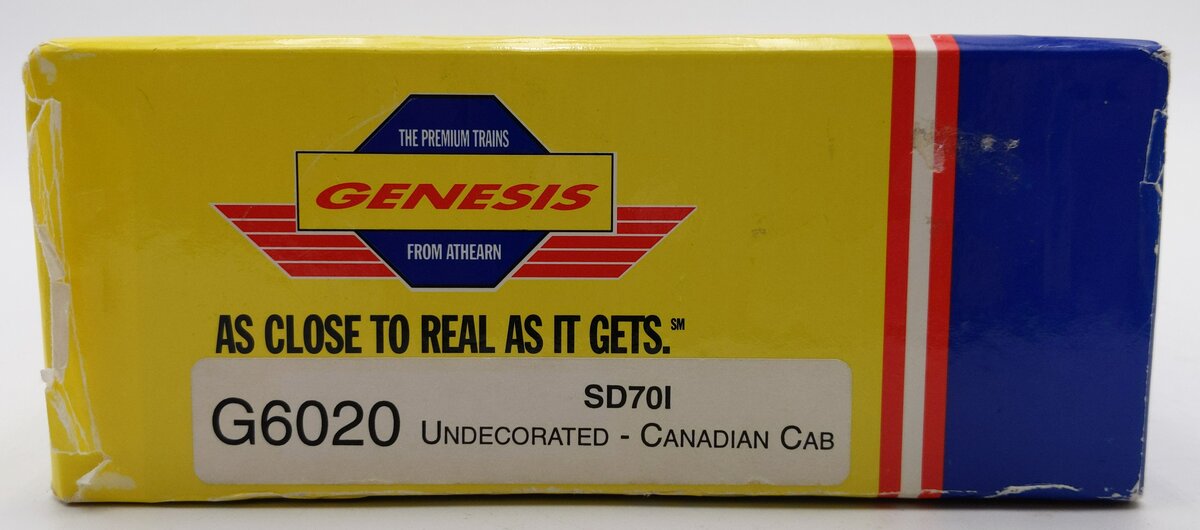 Athearn G6020 HO Scale Undecorated SD70I Canadian Cab Diesel Locomotive EX/Box
