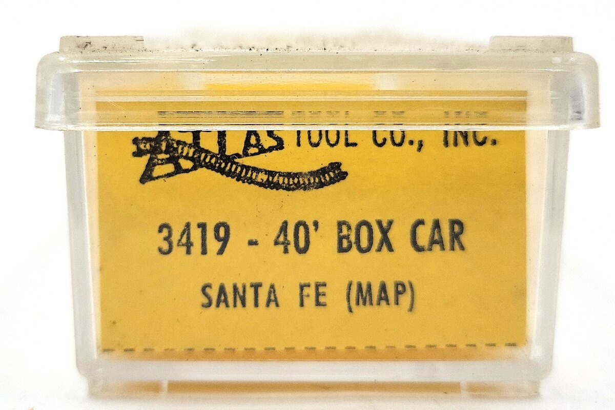 Atlas 3419 N Santa Fe Map Box Car #146398 LN/Box