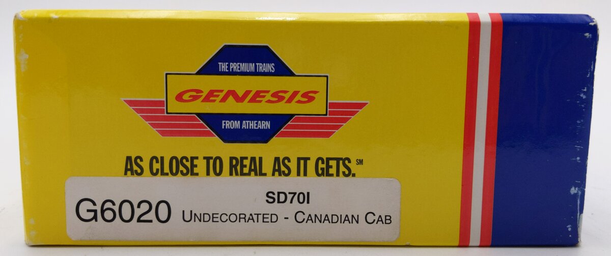 Athearn G6020 HO Scale Undecorated Canadian Cab SD70I Diesel Locomotive EX/Box