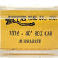 Atlas 3316 N Scale Miilwaukee 40' Plug Door Boxcar LN/Box
