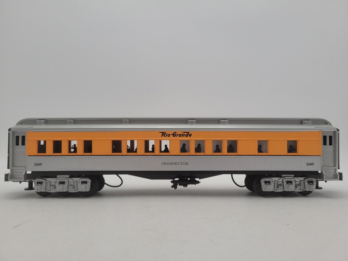 Williams O Gauge Rio Grande "Prospector" Coach Car #2605 VG