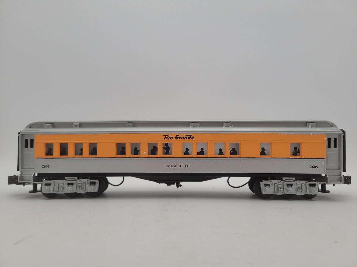 Williams O Gauge Rio Grande "Prospector" Coach Car #2605 VG