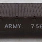 Roco 49011 HO 50' Heavy Duty Flat Car U.S. Army #756 EX/Box