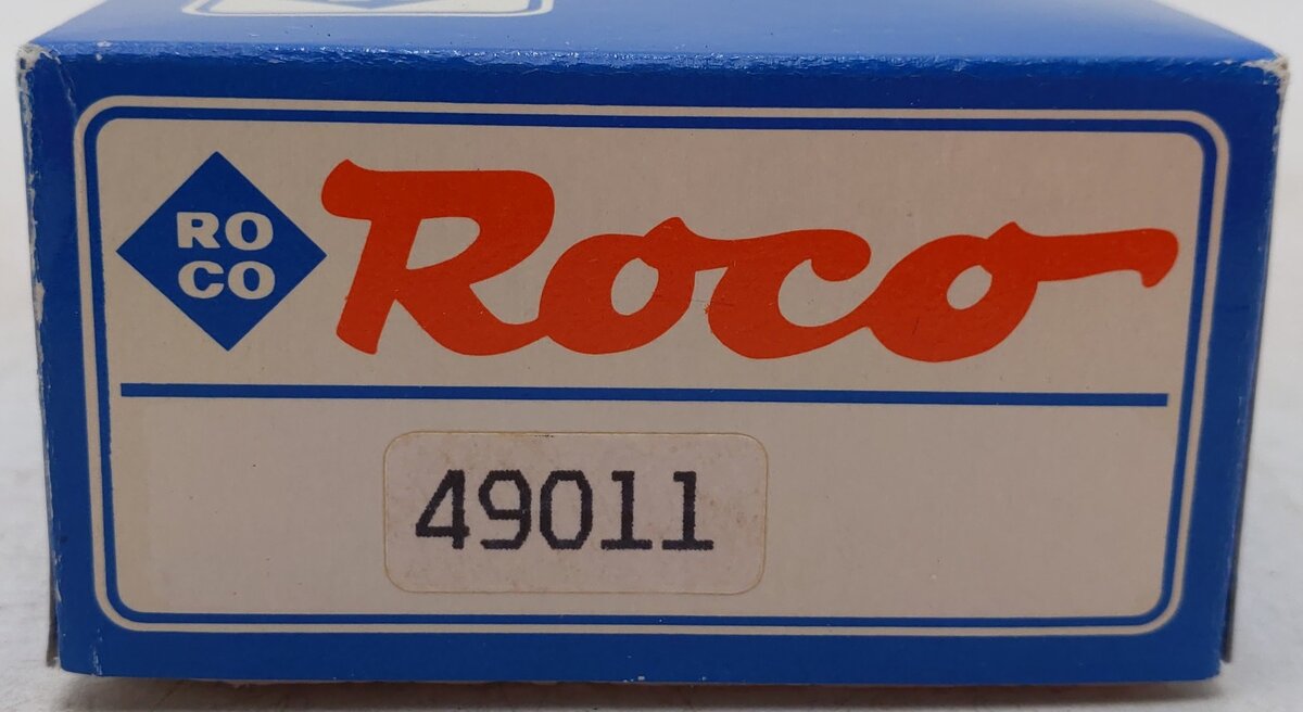 Roco 49011 HO 50' Heavy Duty Flat Car U.S. Army #756 EX/Box