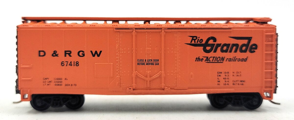 Atlas 3309 N Scale D&RGW 40' Plug Boxcar LN/Box