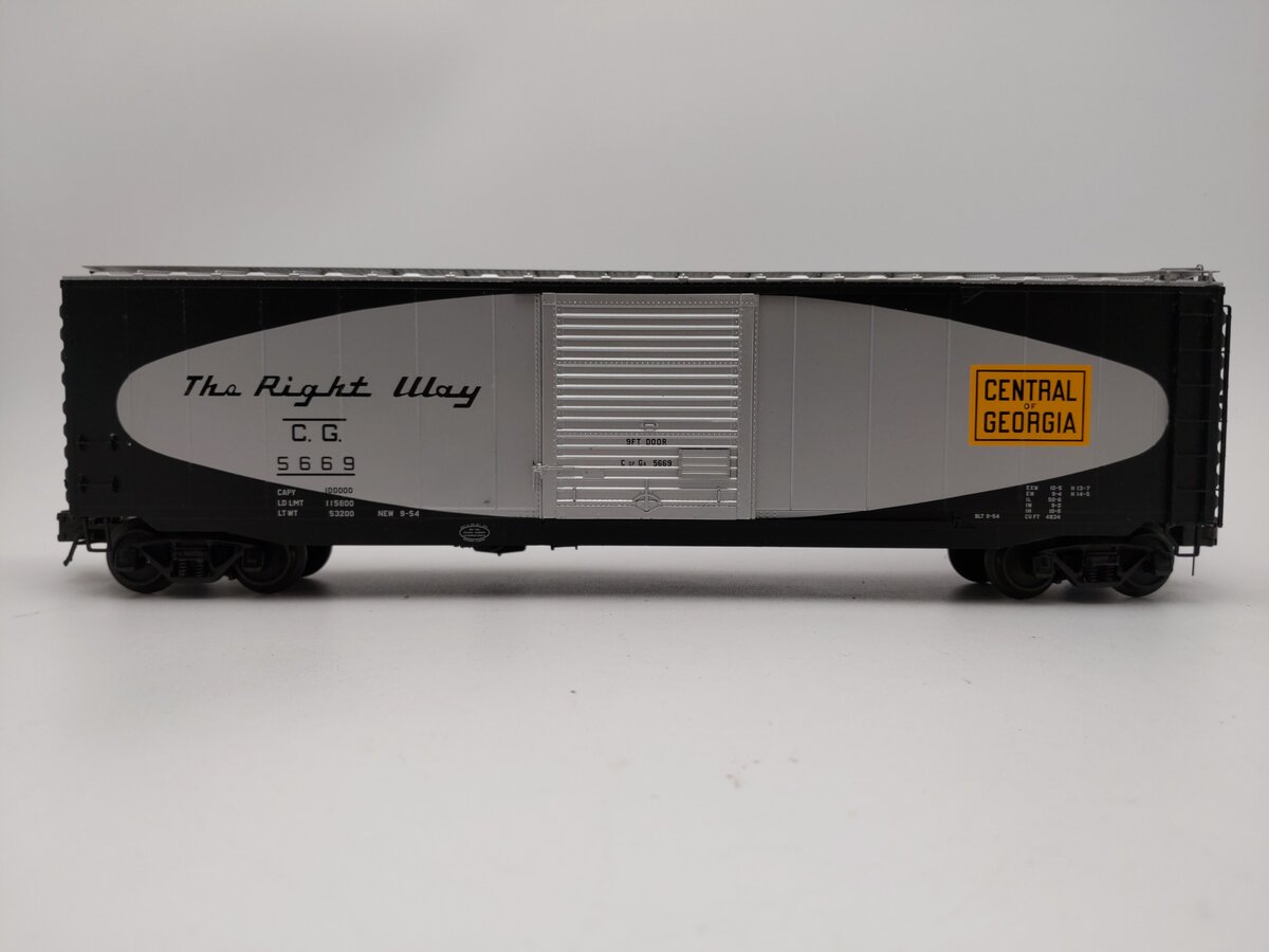 Atlas O Gauge 6572-2 Central of GA 50' PS-1 Boxcar EX