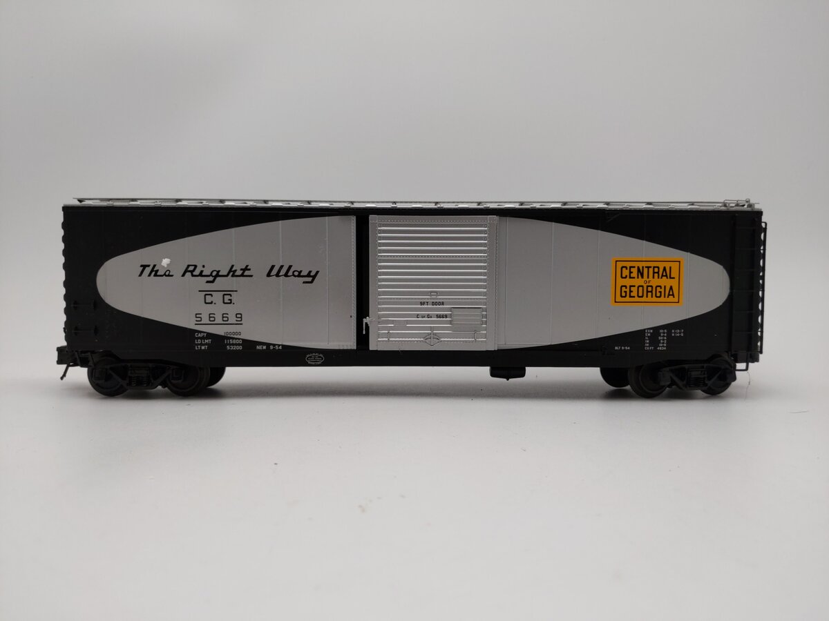Atlas O Gauge 6572-2 Central of GA 50' PS-1 Boxcar EX