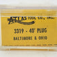 Atlas 3319 N Scale Baltimore & Ohio 40' Standard Boxcar #182396 LN/Box