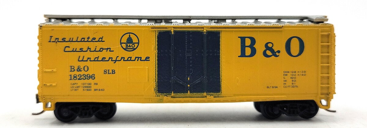 Atlas 3319 N Scale Baltimore & Ohio 40' Standard Boxcar #182396 LN/Box