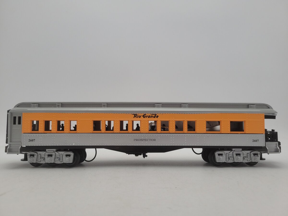 Williams O Gauge Rio Grande "Prospector" Observation Car #2607 VG