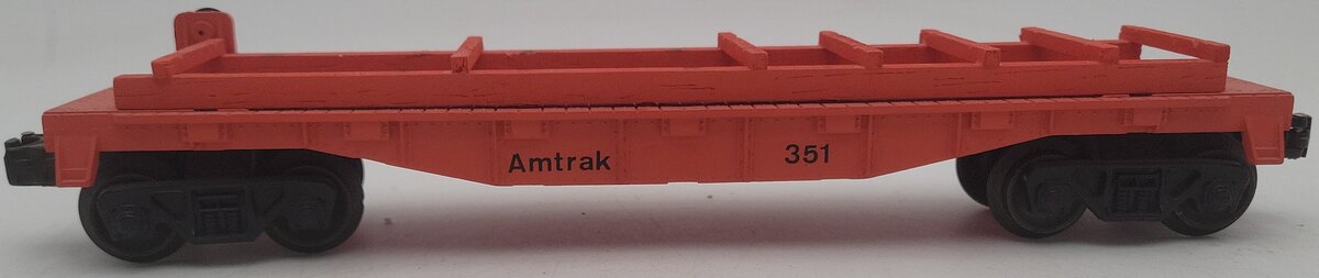 O Gauge Custom Painted Amtrak Flatcar #351