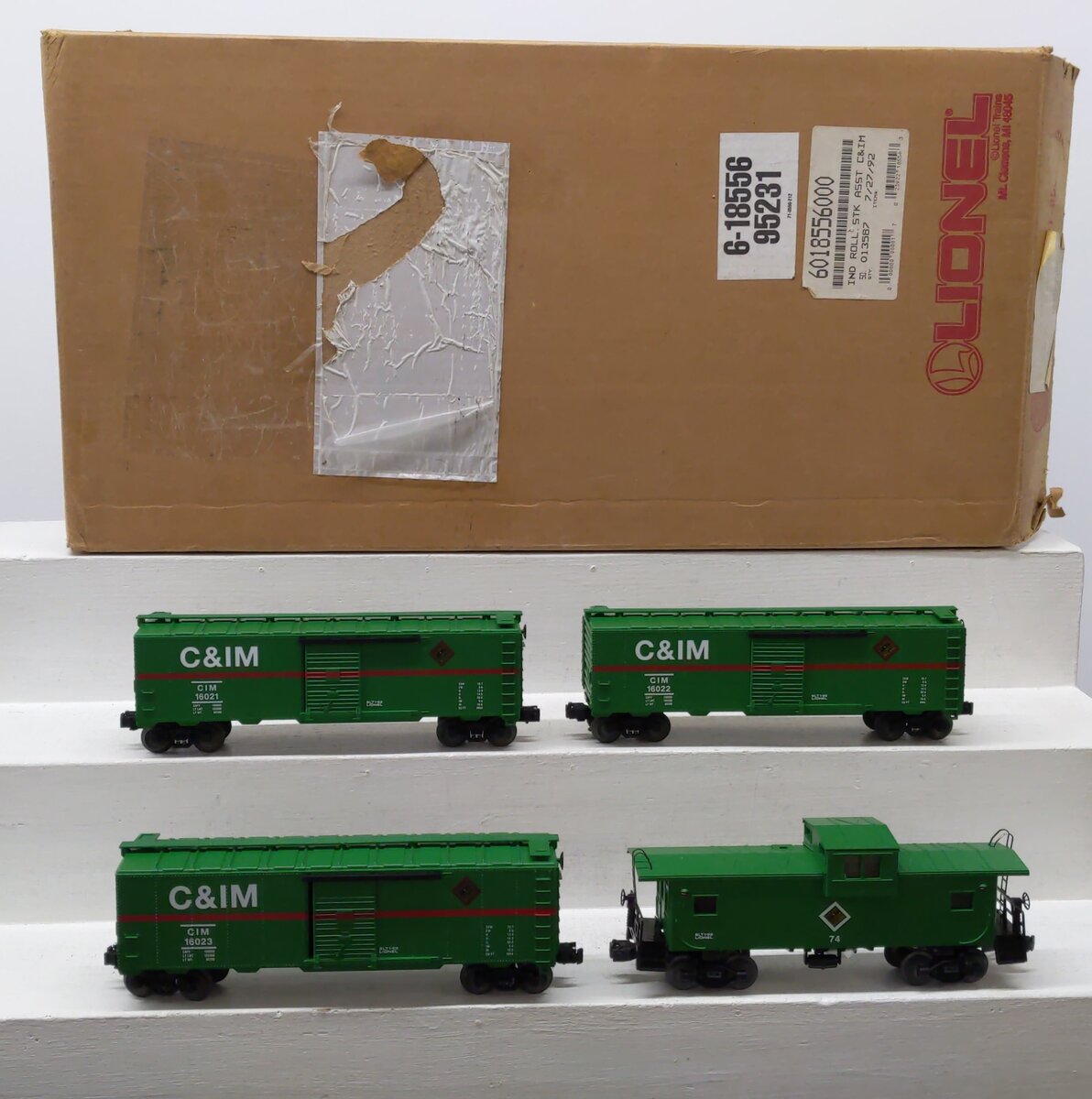 Lionel 6-18556 O Gauge Sears Chicago & Illinois Midland Freight 4-Car Set LN/Box