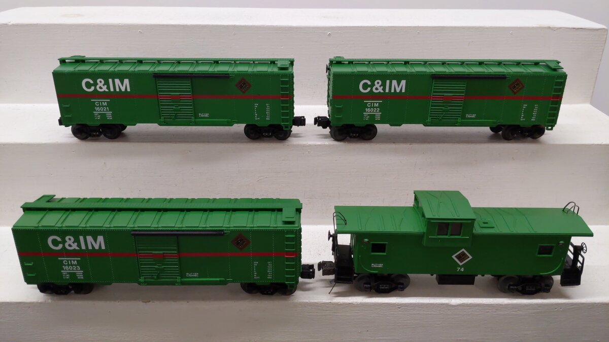 Lionel 6-18556 O Gauge Sears Chicago & Illinois Midland Freight 4-Car Set LN/Box