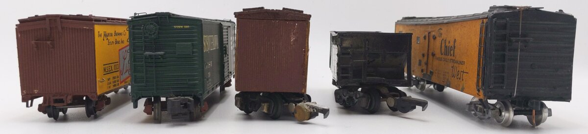American Flyer/S-Helper S Gauge Custom Freight Cars #510,15043,1003,632 [5] VG