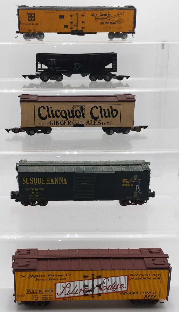 American Flyer/S-Helper S Gauge Custom Freight Cars #510,15043,1003,632 [5] VG