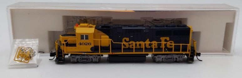 Fox Valley Models 70752 N Scale Santa Fe EMD GP60 Diesel Locomotive #4026 w DCC/Box