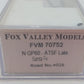 Fox Valley Models 70752 N Scale Santa Fe EMD GP60 Diesel Locomotive #4026 w DCC/Box