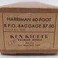 Ken Kidder 213 HO Brass Harriman 60 Foot Baggage Car Shell and Frame VG/Box
