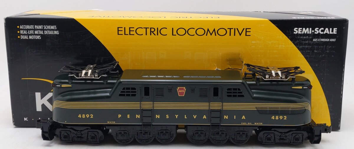 K-Line K2780-4892 O Gauge Pennsylvania GG-1 Electric Locomotive #4892 EX/Box