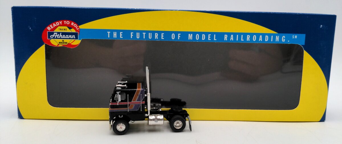 Athearn 91906 HO Scale Blue & Purple Freightliner Semi-Truck VG/Box