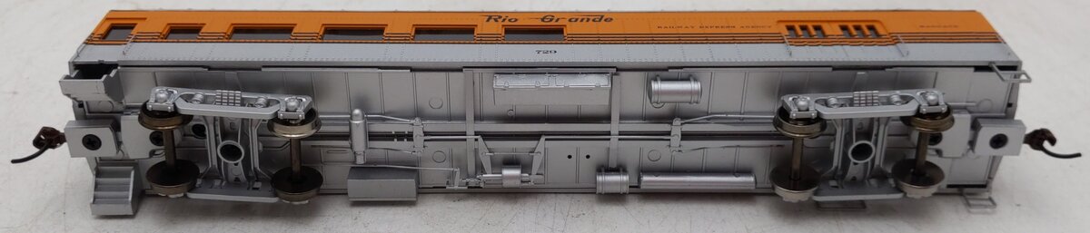 Roundhouse 86553 HO Rio Grande Arch Roof Combination Car #729 EX/Box